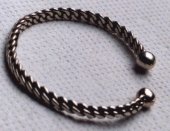 Woven sterling silver bracelet 1/4 inches wide (22KB)